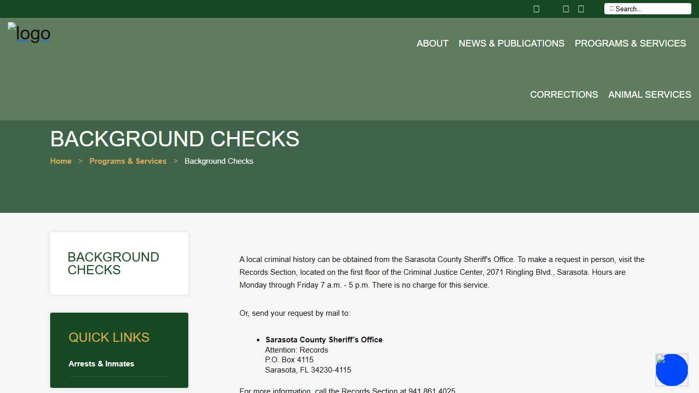 Welcome to Sarasota County Sheriff's, FL